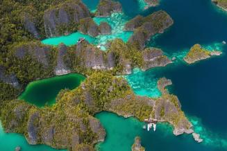 Karst of Piaynemo, Raja Ampat UNESCO Global Geopark, Indonesia