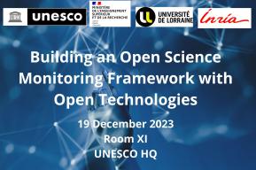 Building an Open Science Monitoring Framework with open technologies
