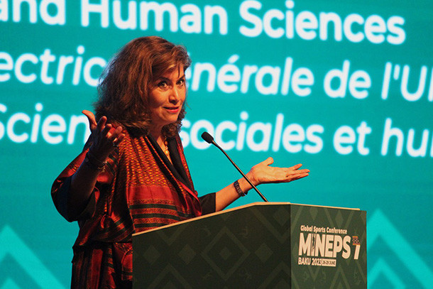 UNESCO Global Sports Conference - MINEPS VII - Gabriela Ramos, Assistant Director-General for Social and Human Sciences of UNESCO