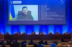 الرئيس زيلنسكي في اليونسكو: يرشح أوديسا رسمياً لإدراجها في قائمة التراث العالمي