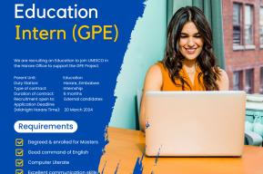 Job Title: Education Sector Intern (GPE)