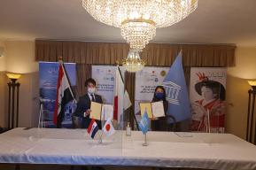 The Government of Japan and UNESCO sign agreement to support the Ministry of Education’s TV channel