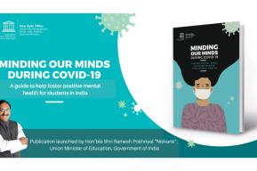 Union Minister of Education launches UNESCO’s mental health guide for students in India