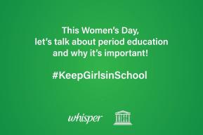 This Women’s Day, let’s talk about period education and why it’s important!