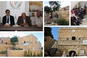 Celebration of the rehabilitation of the Palestinian Initiative for Supporting Students (ESNAD) office in Surda