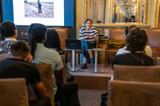 Spanish photographer Lua Ribera delivered a workshop for the 15 young Caribbean photographers participating in PHotoESPAÑA with the support of the UNESCO Transcultura programme, funded by the EU