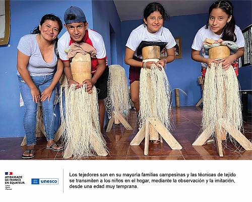 UNESCO celebrates the 10th anniversary of the inscription of Traditional weaving of the Ecuadorian toquilla straw hat